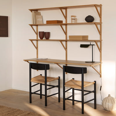 BM29 Shelf with Desk 2-Wide