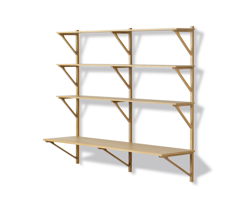 BM29 Shelf with Desk 2-Wide