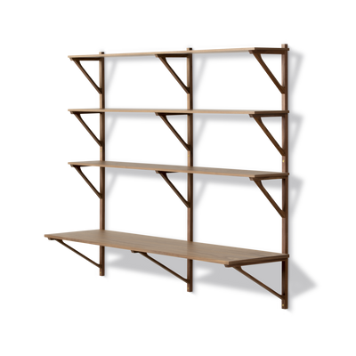 BM29 Shelf with Desk 2-Wide