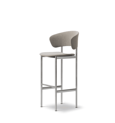 PLAN Barstool w/ Arm - Fully Upholstered