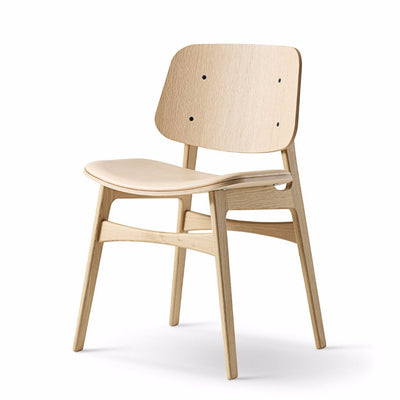 Soborg Chair - Wood Frame, Seat Upholstered