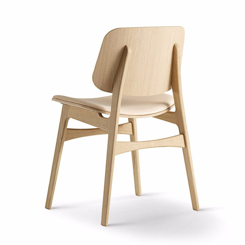 Soborg Chair - Wood Frame, Seat Upholstered